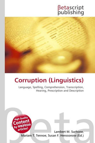 Corruption (Linguistics)