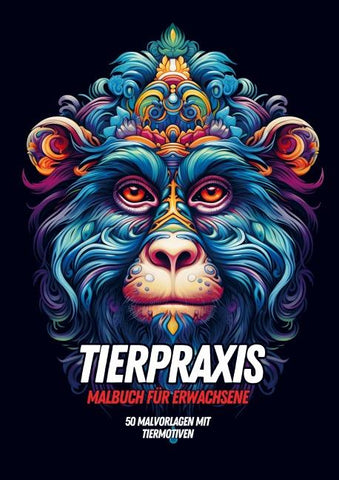 Malbuch für Erwachsene - Tierpraxis