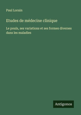 Etudes de médecine clinique