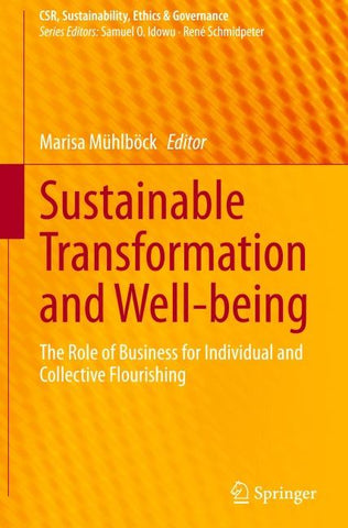 Sustainable Transformation and Well-being