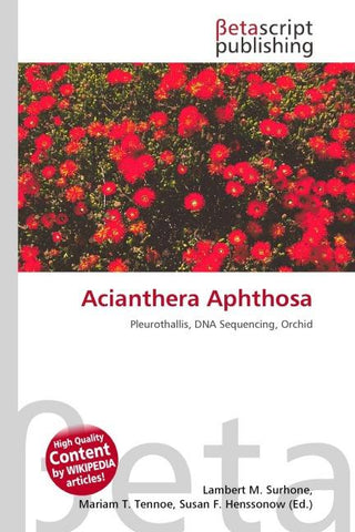 Acianthera Aphthosa
