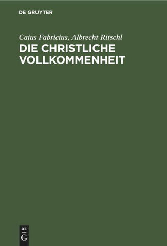 Die christliche Vollkommenheit