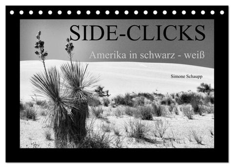 Side-Clicks Amerika in schwarz-weiß (Tischkalender 2026 DIN A5 quer), CALVENDO Monatskalender