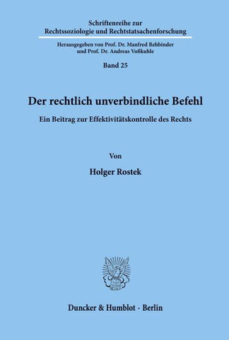 Der rechtlich unverbindliche Befehl.