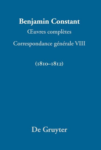 Correspondance générale 1810–1812