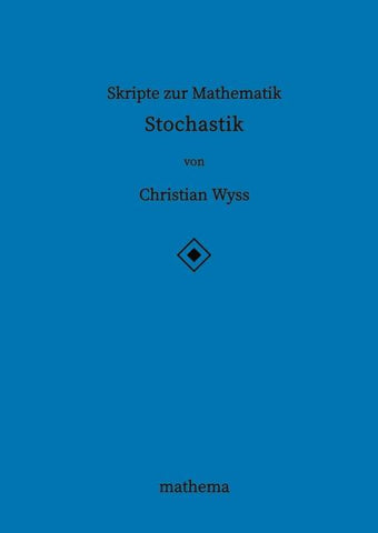 Skripte zur Mathematik - Stochastik