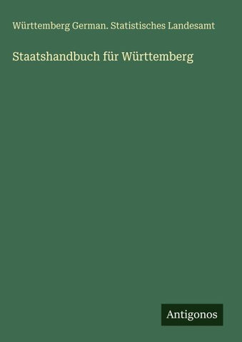 Staatshandbuch für Württemberg