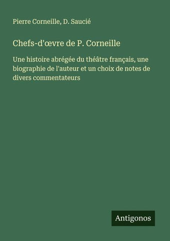 Chefs-d'¿vre de P. Corneille