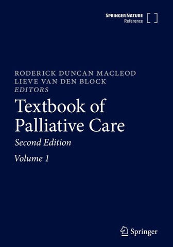 Textbook of Palliative Care