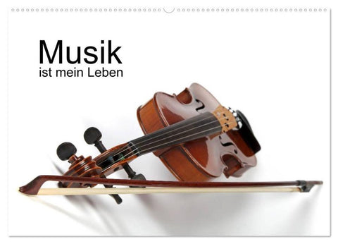 Musik ist mein Leben (Wandkalender 2026 DIN A2 quer), CALVENDO Monatskalender