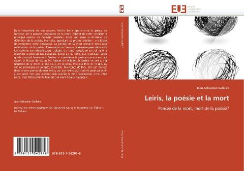 Leiris, la poésie et la mort
