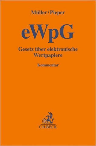 Gesetz über elektronische Wertpapiere (eWpG)