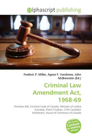 Criminal Law Amendment Act, 1968-69