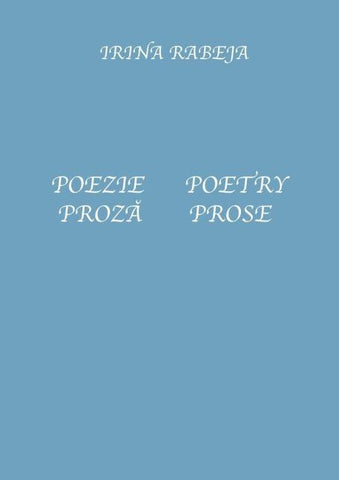 Poezie/Proz¿     Poetry/Prose