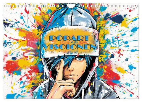 Popart Visionen (Wandkalender 2027 DIN A4 quer), CALVENDO Monatskalender