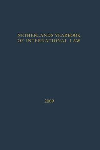 Netherlands Yearbook of International Law - 2009