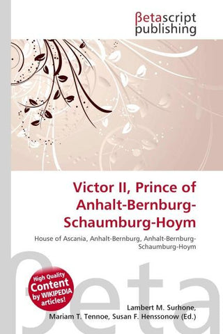 Victor II, Prince of Anhalt-Bernburg-Schaumburg-Hoym