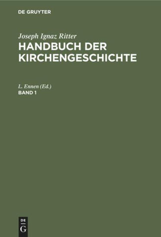 Handbuch der Kirchengeschichte. Band 1