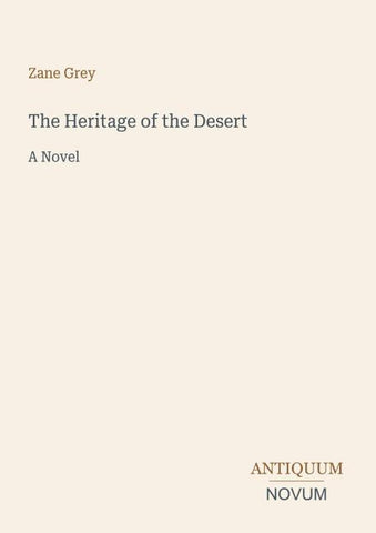 The Heritage of the Desert
