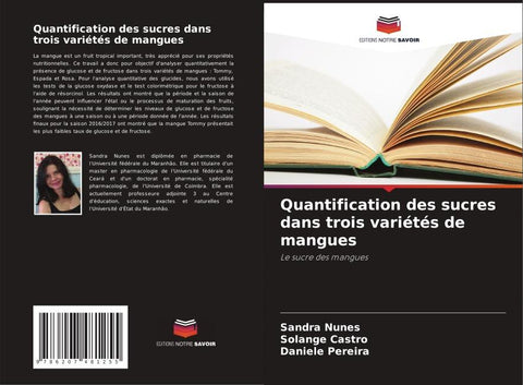 Quantification des sucres dans trois variétés de mangues