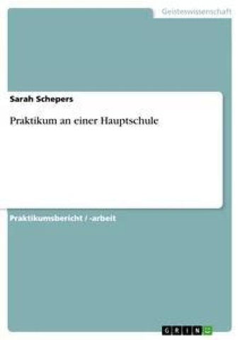 Praktikum an einer Hauptschule