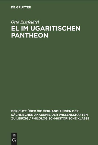El im ugaritischen Pantheon