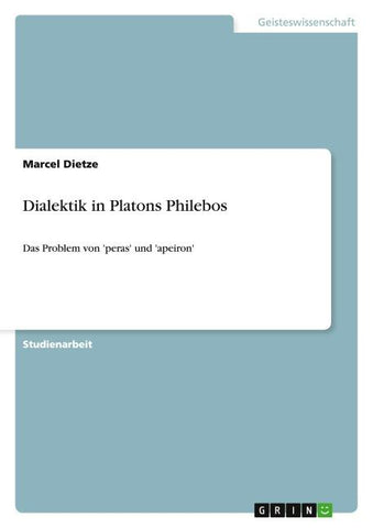 Dialektik in Platons Philebos