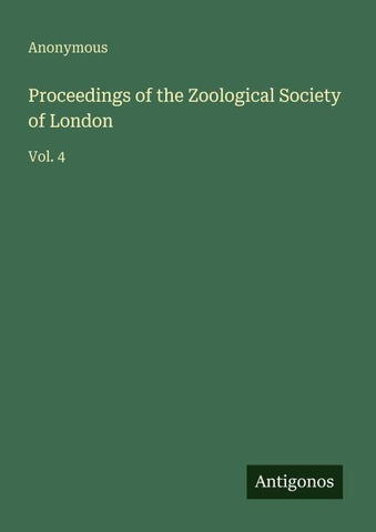 Proceedings of the Zoological Society of London