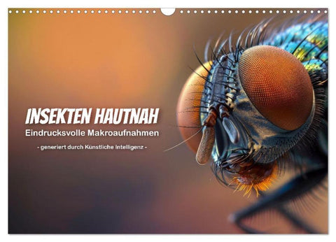 Insekten hautnah (Wandkalender 2026 DIN A3 quer), CALVENDO Monatskalender