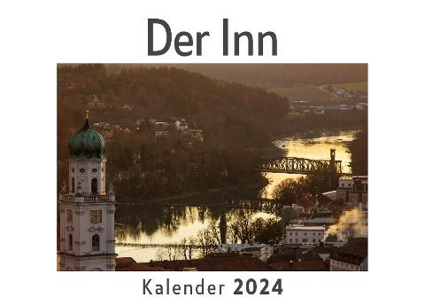Der Inn (Wandkalender 2024, Kalender DIN A4 quer, Monatskalender im Querformat mit Kalendarium, Das perfekte Geschenk)