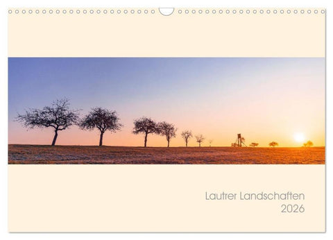 Lautrer Landschaften 2026 (Wandkalender 2026 DIN A3 quer), CALVENDO Monatskalender