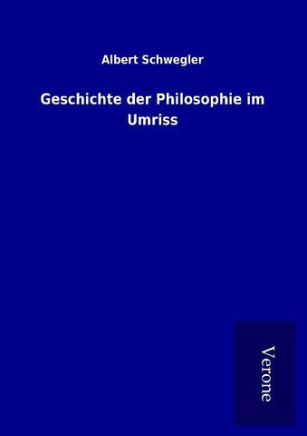 Geschichte der Philosophie im Umriss