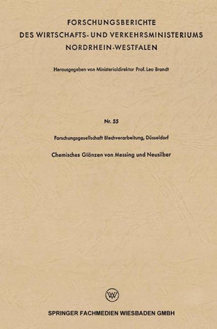 Chemisches Glänzen von Messing und Neusilber