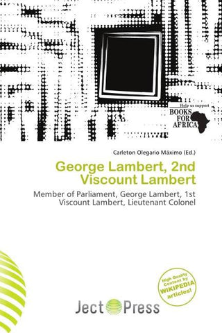 George Lambert, 2nd Viscount Lambert