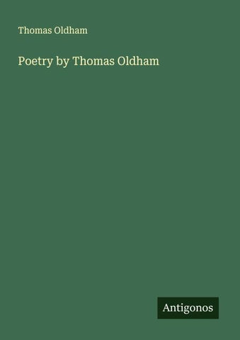 Poetry by Thomas Oldham