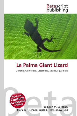 La Palma Giant Lizard