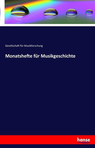 Monatshefte für Musikgeschichte