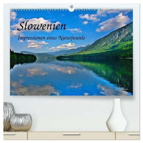 Slowenien - Impressionen eines Naturjuwels (hochwertiger Premium Wandkalender 2026 DIN A2 quer), Kunstdruck in Hochglanz