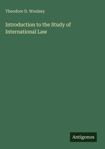 Introduction to the Study of International Law