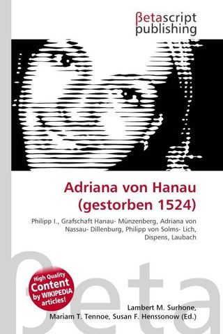 Adriana von Hanau (gestorben 1524)