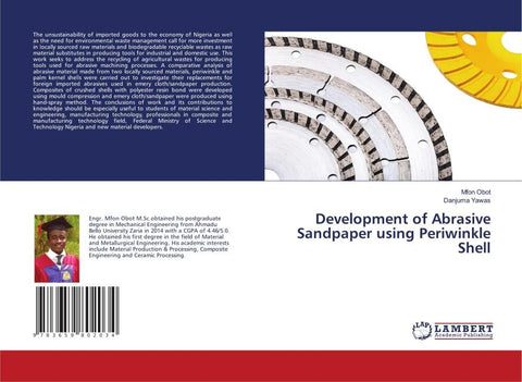 Development of Abrasive Sandpaper using Periwinkle Shell