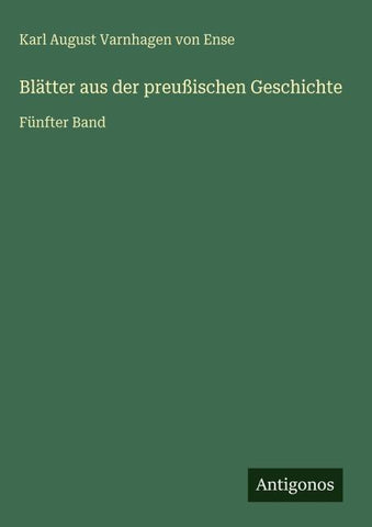 Blätter aus der preußischen Geschichte