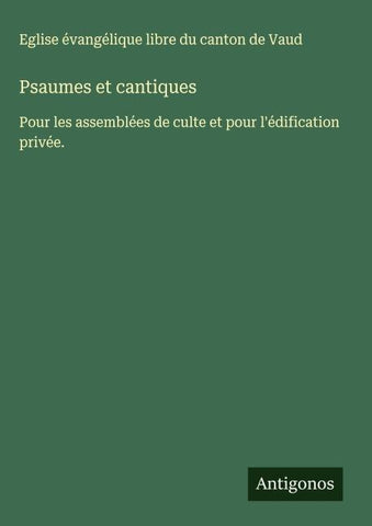 Psaumes et cantiques