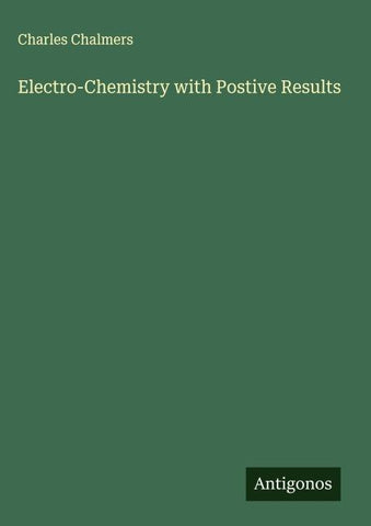 Electro-Chemistry with Postive Results