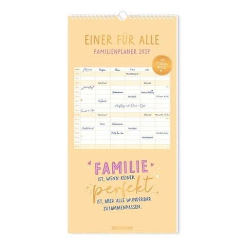 Familienplaner 2027 Einer für alle