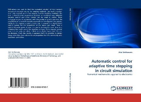 Automatic control for adaptive time stepping in circuit simulation