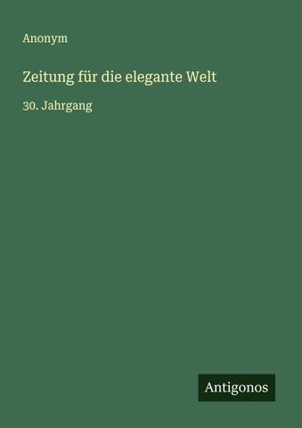 Zeitung für die elegante Welt