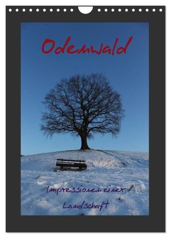 Odenwald - Impressionen einer Landschaft (Wandkalender 2026 DIN A4 hoch), CALVENDO Monatskalender