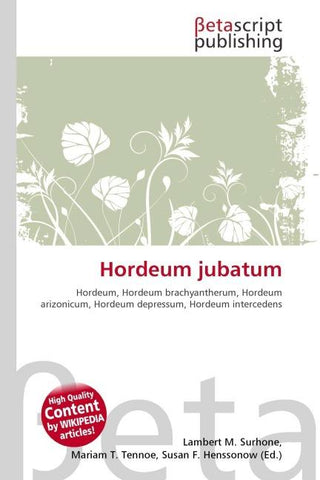 Hordeum jubatum