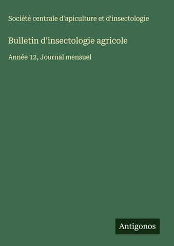 Bulletin d'insectologie agricole